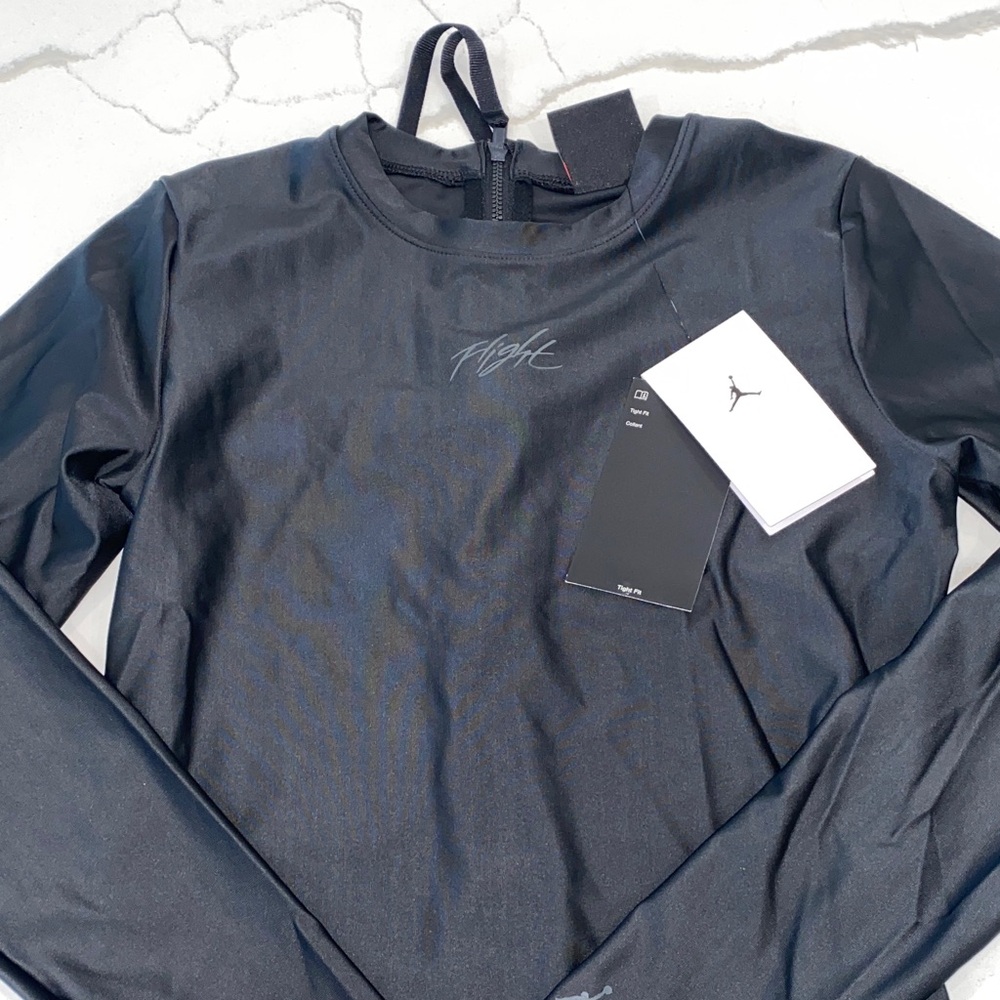 Nike‎ Black Long Sleeve Bodysuit